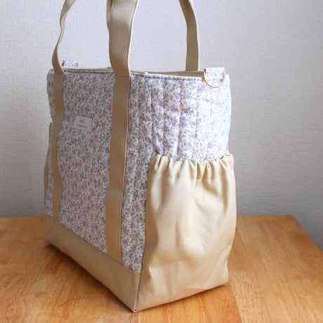 【展示品】 予約販売 倉敷帆布×キルティングの母の日トートバッグ