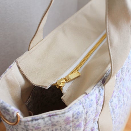 【展示品】 予約販売 倉敷帆布×キルティングの母の日トートバッグ