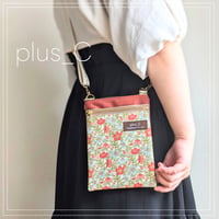 お散歩スマホショルダー 【size M】 レッド＆レンガ