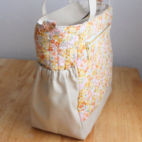 【展示品】 予約販売 倉敷帆布×キルティングの母の日トートバッグ