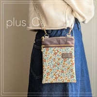 お散歩スマホショルダー 【size M】 ブラウン＆ブラウン