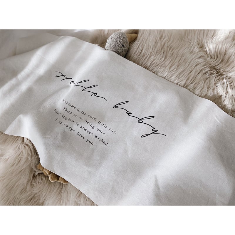 Newborn tapestry / Hello baby | AWINS.CO