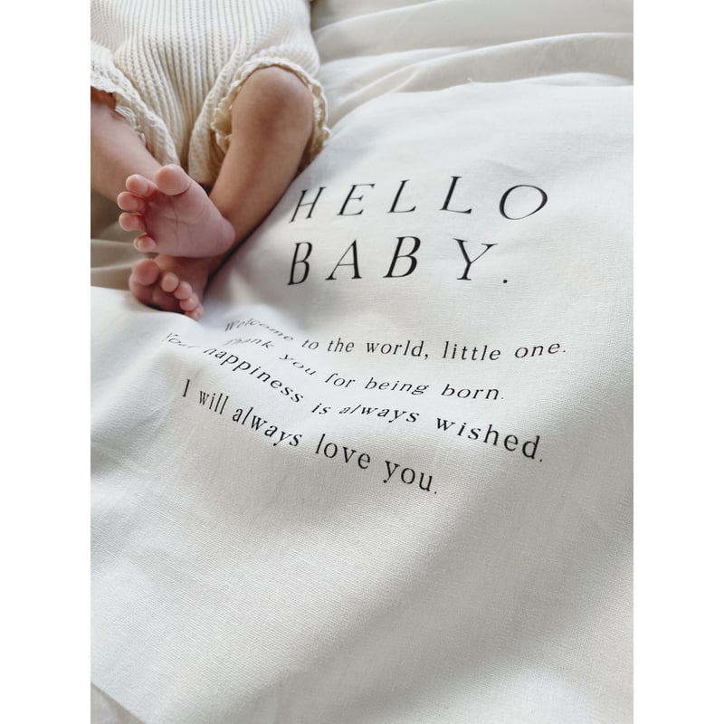 ハローベイビータペストリー　完成品 Hello Baby Tapestry - Just Born | ニューボーンフォト
