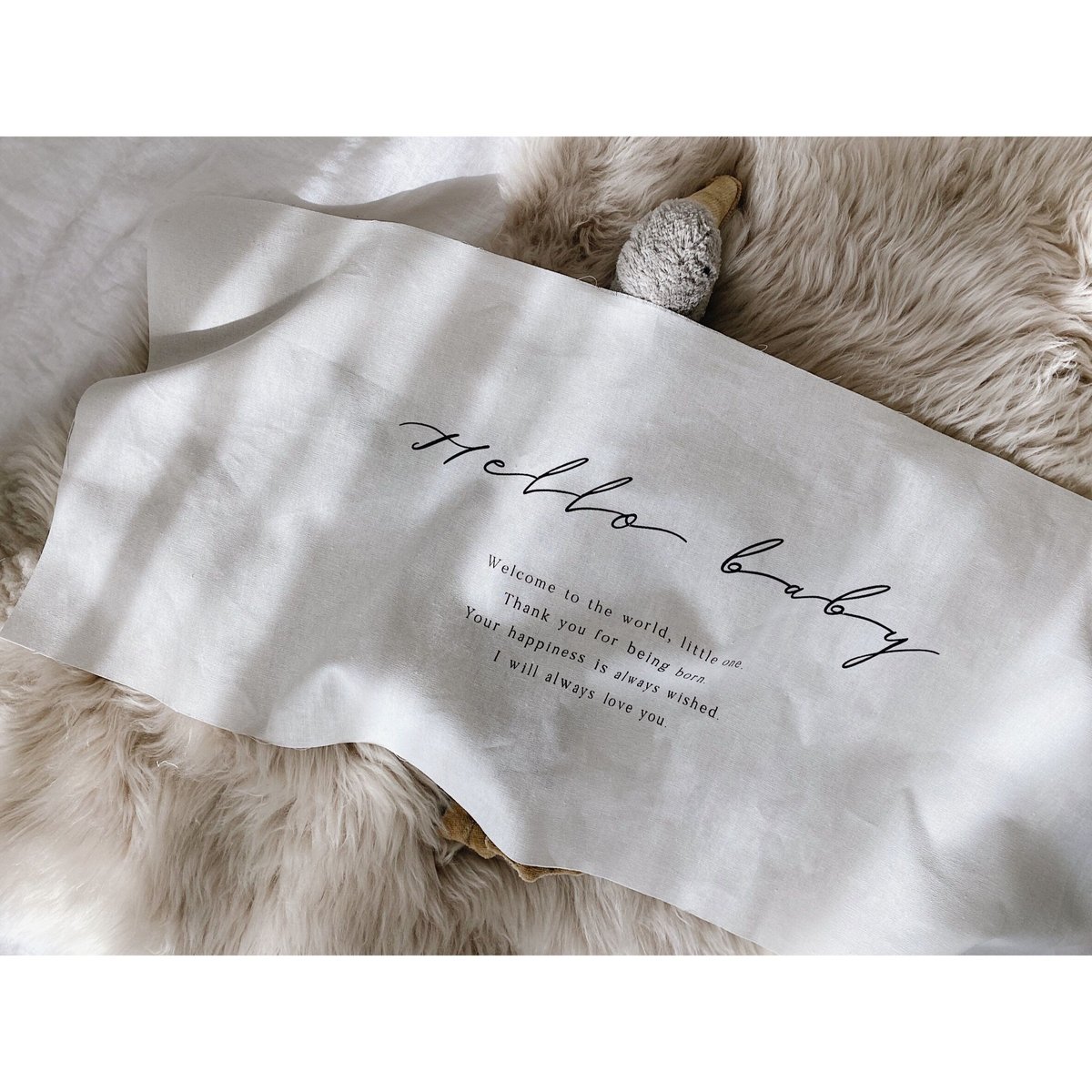 Newborn tapestry / Hello baby | AWINS.CO