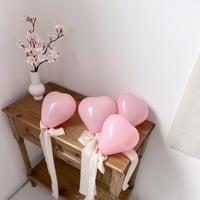 ｛ mini size ｝heart balloon / pink / 5piece set