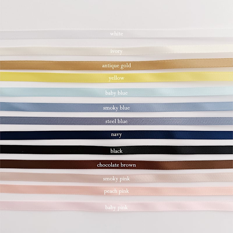 Satin ribbon（1m） / 15 color | AWINS.CO