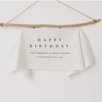 Birthday tapestry /〈mini〉wide - simple -