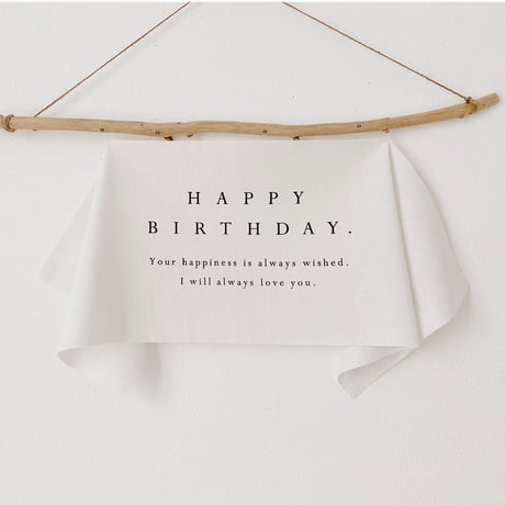 Birthday tapestry /〈mini〉wide - simple -