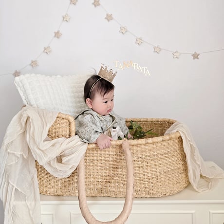 【早割】Acrylic gold letter banner / TANABATA