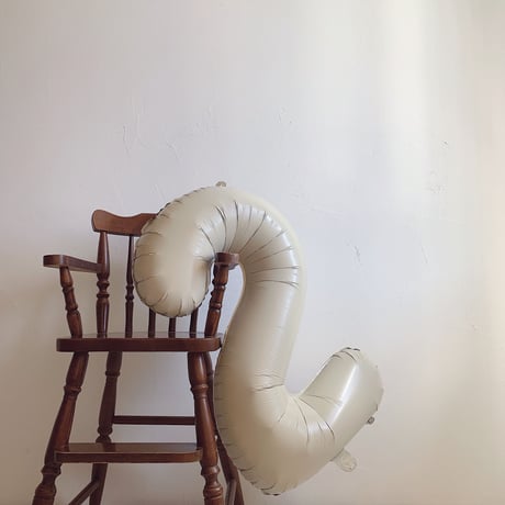 Number balloon / M [sand beige]