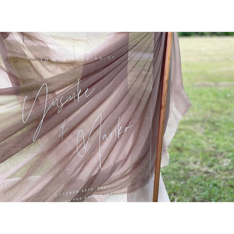 ウェルカムボード】アクリル（A2）／24 design | AWINS.CO