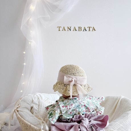 【早割】Acrylic gold letter banner / TANABATA