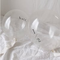 Balloon / ハーフバースデー （2個set）
