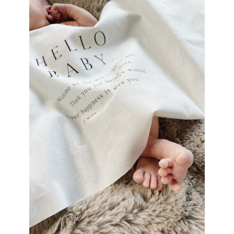 Newborn tapestry / HELLO BABY. | AWINS.CO