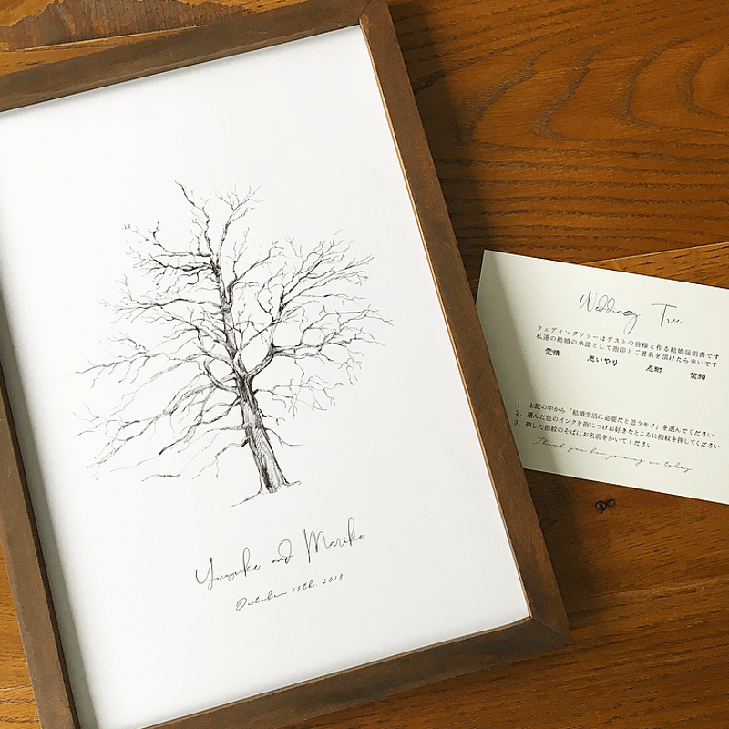 ウェディングツリー〈説明書付き〉】nature（A3） | AWINS.CO