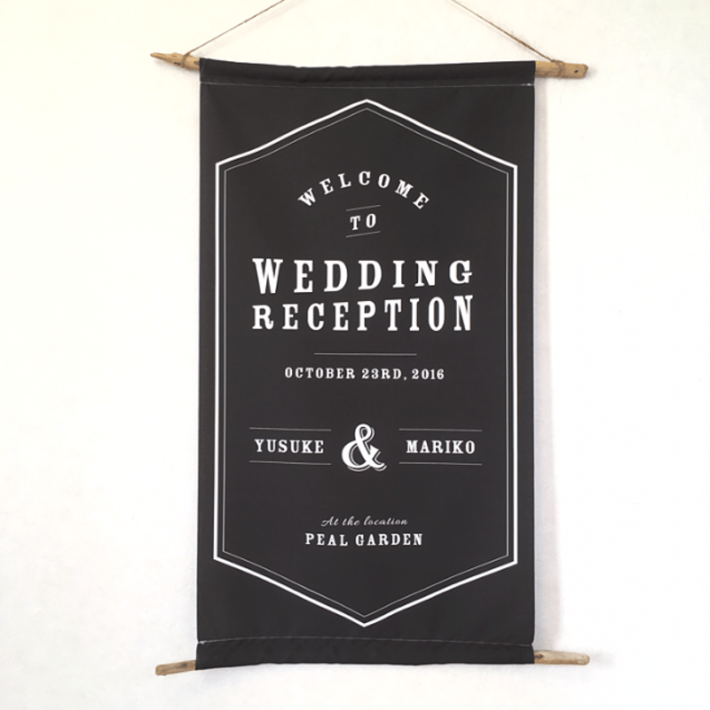 ウェディングフラッグ】小サイズ（生成り）／8 design | AWINS.CO