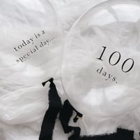 Balloon / 100days - 小さめ文字 -（2個set）