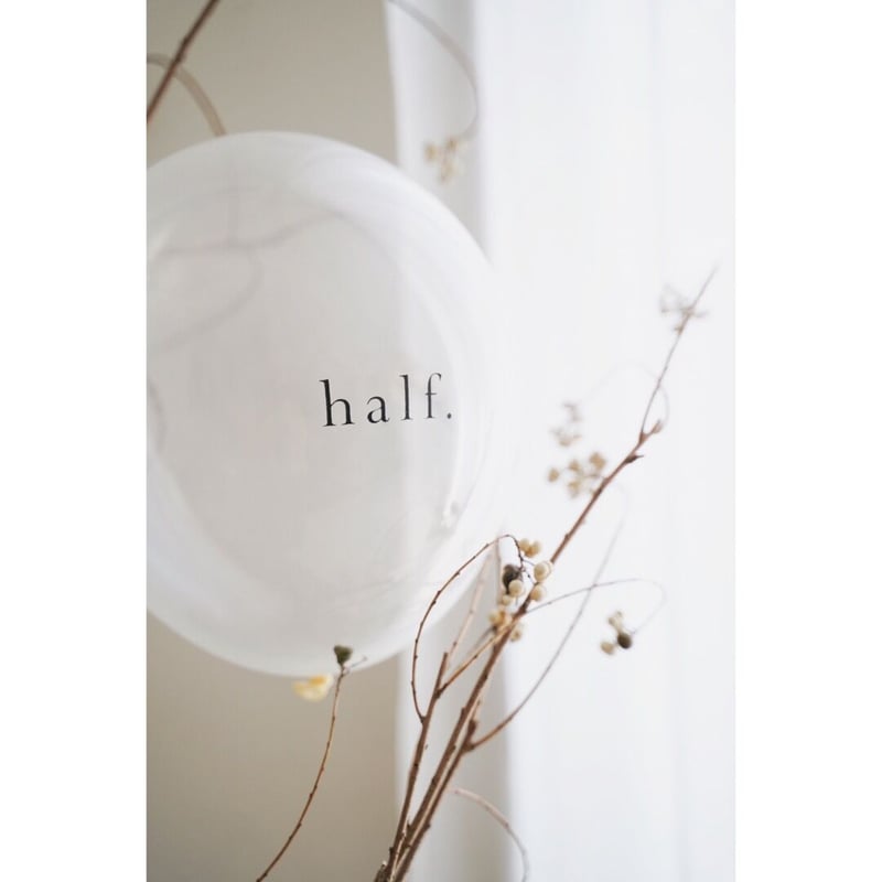 Balloon / ハーフバースデー （2個set） | AWINS.CO