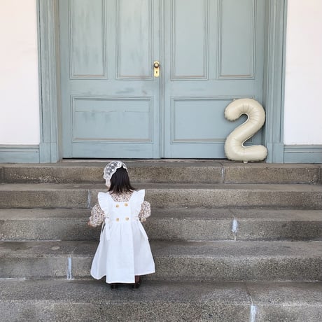 Number balloon / M [sand beige]