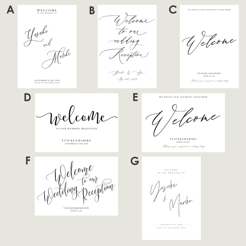 ウェルカムボード】アクリル（A3）／24 design | AWINS.CO