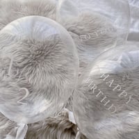 Balloon / ハーフバースデー（3個set）white ink
