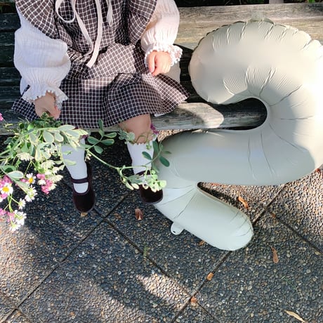 Number balloon / M [sand beige]