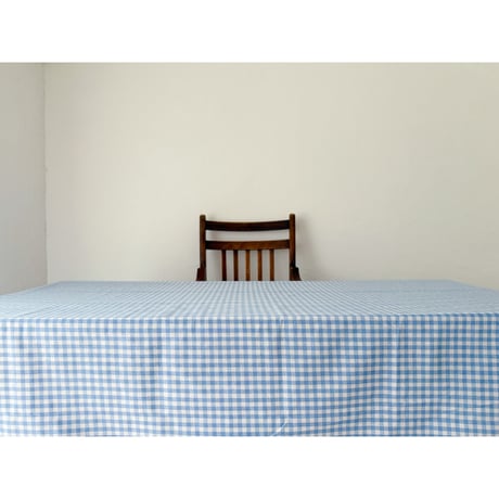 gingham check cloth / blue＆white