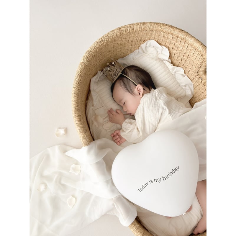 regular size ｝heart balloon / happy birthday