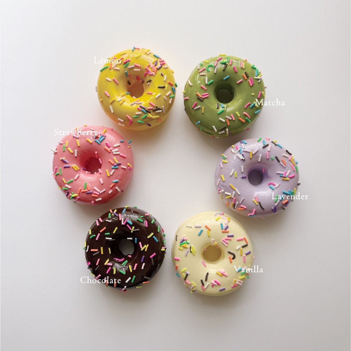 Sprinkle pop donuts / 6 color | AWINS.CO