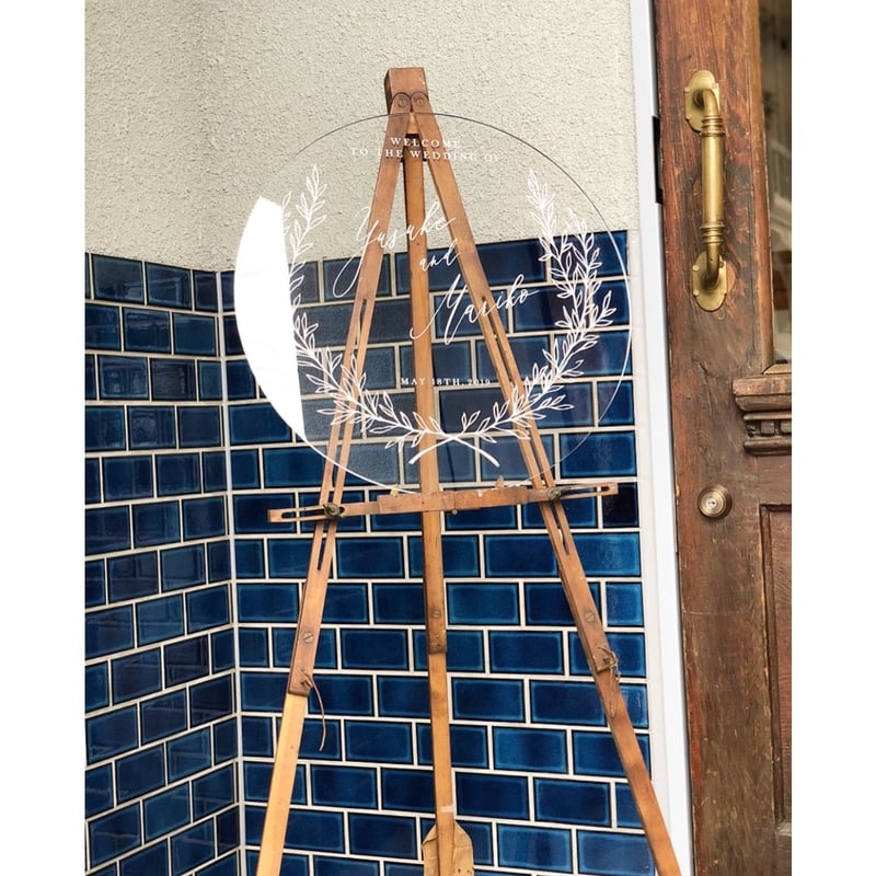 ウェルカムボード】アクリル（ラウンド）／6 design | AWINS.CO