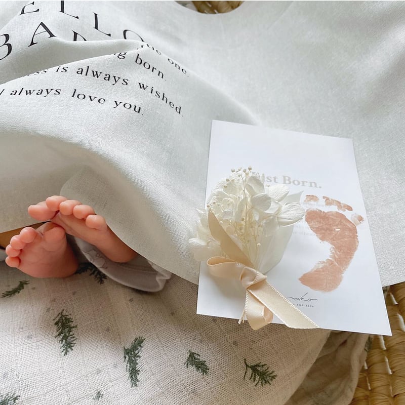 ハローベイビータペストリー　完成品 Hello Baby Tapestry - Just Born | ニューボーンフォト