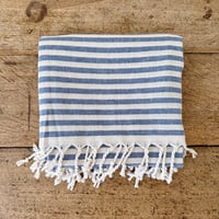 Blue stripe cloth