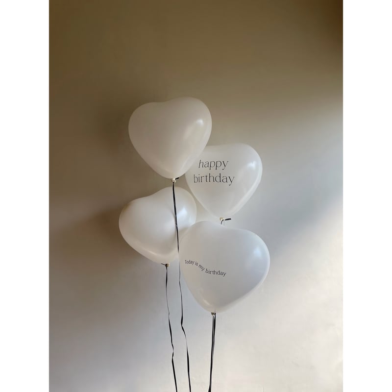 balloon♡確認用♡440円 regular size ｝heart balloon / happy birthday