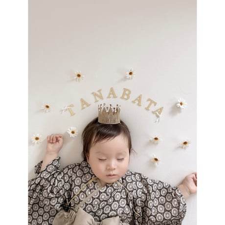 【早割】Acrylic gold letter banner / TANABATA