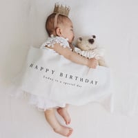 Birthday  tapestry / lettering