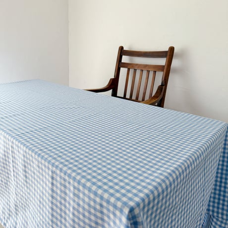 gingham check cloth / blue＆white