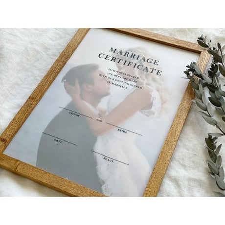 【結婚証明書】トレーシングペーパー（人前式用・教会式用）／12 design