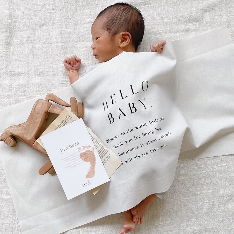 Newborn tapestry / HELLO BABY. | AWINS.CO