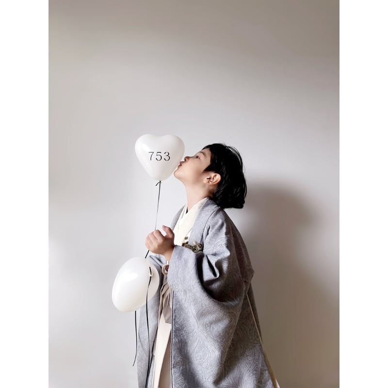 andropのふうせん mini size ｝heart balloon / 753（ 風船用スティック付き） |