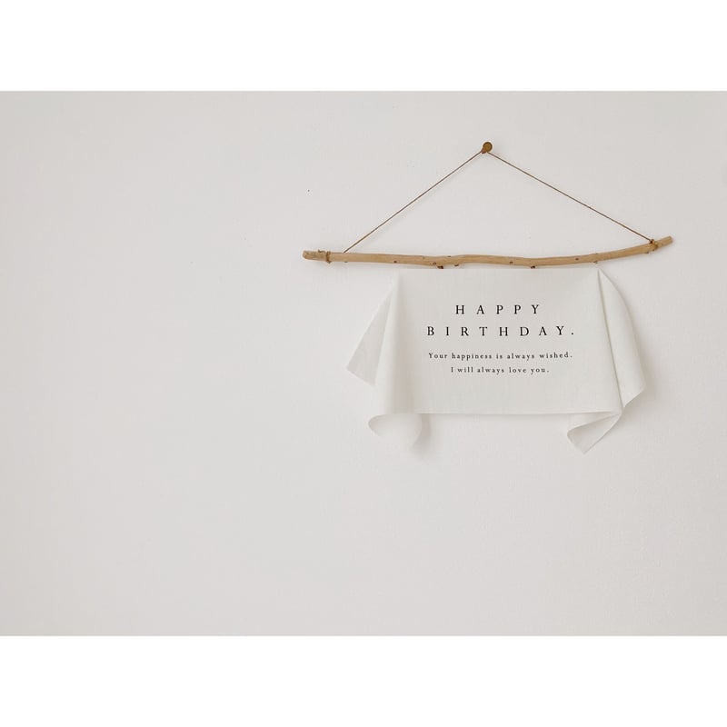 Birthday tapestry /〈mini〉wide - simple - | AWIN