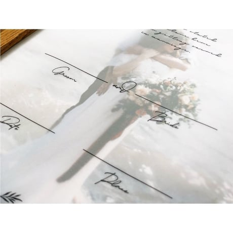 【結婚証明書】トレーシングペーパー（人前式用・教会式用）／12 design