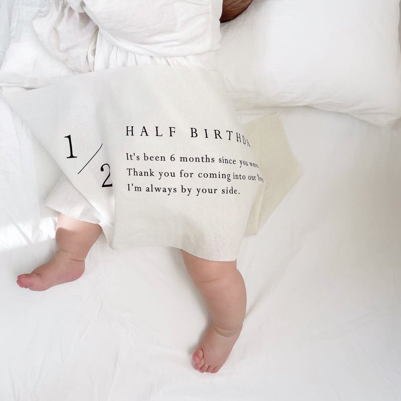Birthday tapestry / half birthday -1/2 - | AWI
