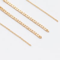 snake chain earring 13E102 (片耳/one side)