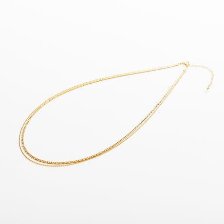 snake chain double strand necklace 13N102