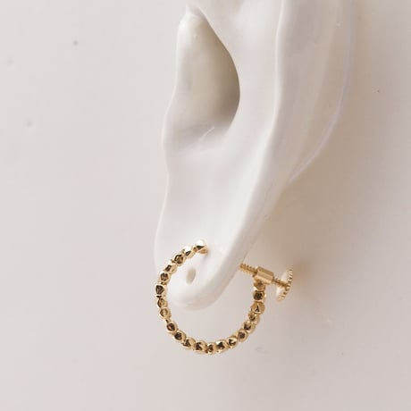 diamond fragment earring 18E301 / gold