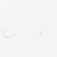 square beads long necklace 08N101-L