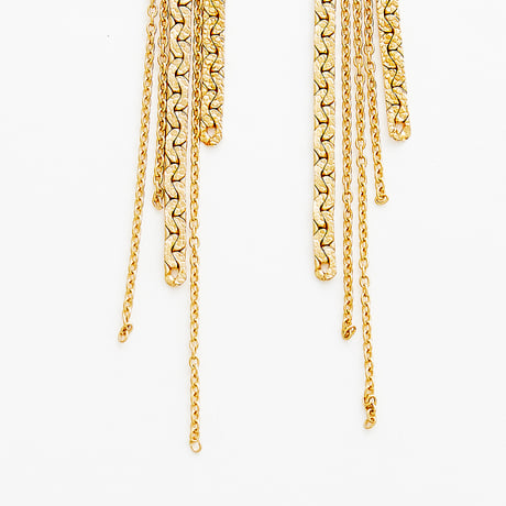 snake chain pierce 13P103 (片耳/one side) silver