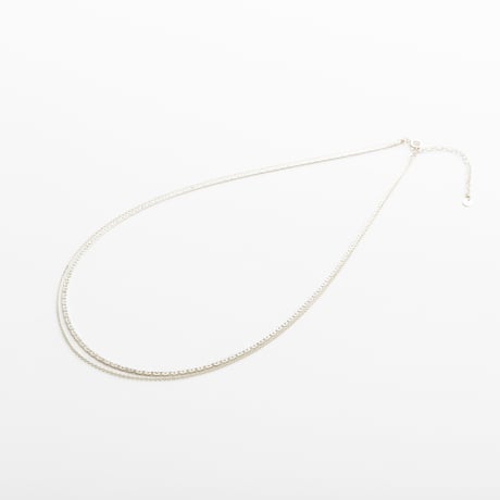 snake chain double strand necklace 13N102
