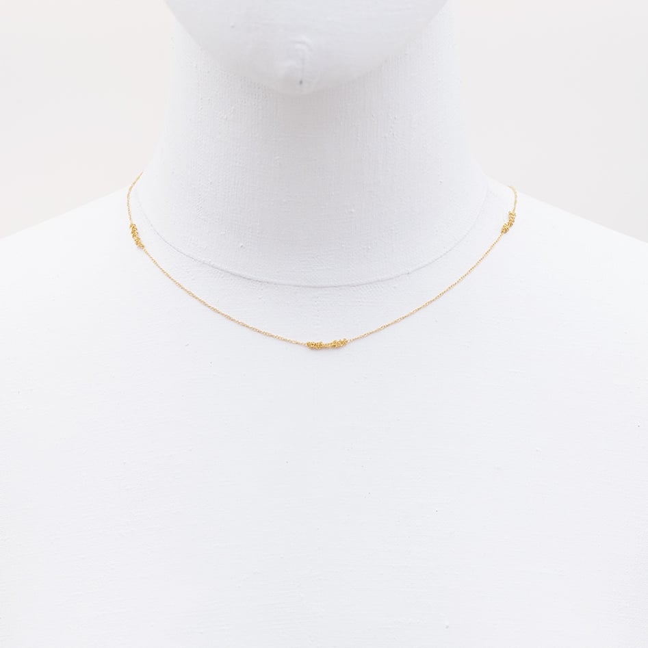 silver lining necklace 23N54 | sumikaneko