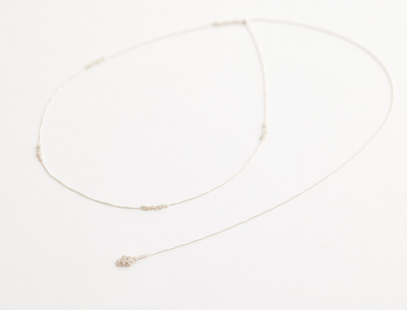 silver lining necklace 23N54 | sumikaneko